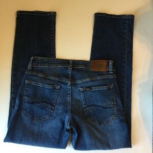Lee Straight Fit Straight Leg Blue Denim Jeans Size 31/30